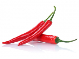 Červené chilli papričky - feferonky